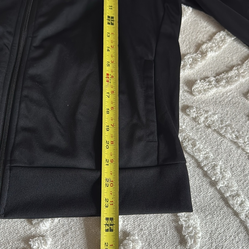 Adidas Retro Black & White Athletic Sweatshirt/Jacket. Size L - Picture 7 of 7